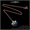 LADORIN Snowflake Necklace - 925 Sterling Silver Necklace with Special Wooden Gift Box - Canopus USA